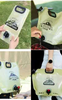 گالن آب ۸ لیتری تاشو مدل Water Bag-8L