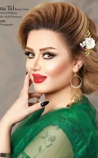 به چندمدل( چهره)چشم رنگی،برای میکاپ عربی نیازمندیم