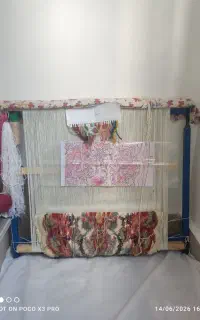 فرش نیمه کاره
