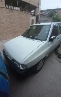 پراید ۸۱ سفید تمیز آس
