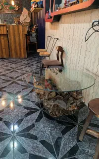 میز چوبی ریشه درخت
