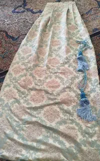 دستک پرده گل برجسته نو نو