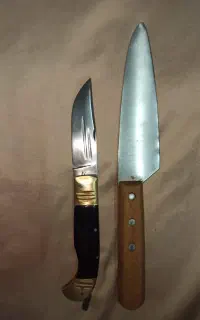 کارد چاقو هفت دنده ضامن دار
