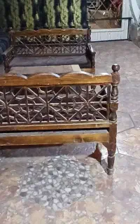 نیمکت چوبی دونفره
