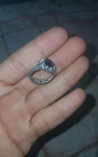 انگشتر نقره یاقوت کبود