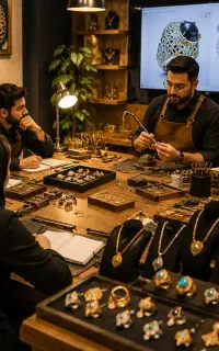 دوره فروشندگی طلا و جواهر ویژه ورود به بازار کار