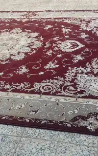 قالی 12متری 500شانه نگین فرش خاطر مشهد