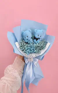 مینی دسته گل های عروسکی شارژ شد تعداد محدود