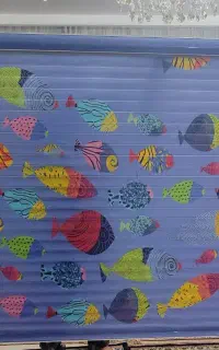 «پرده زبرا مناسب اتاق کودک و فروشگاه »
