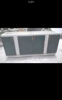 کابینت فلزی و سینک و گاز