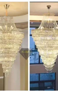 لوستر الماس.مدلهای  بلند دوبلکسی کد ۴۴۴۳. AC light