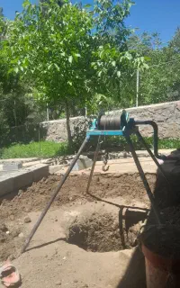 مغنی چاه کن چاه کن بنایی.نقاشی ساختمان همه کاره