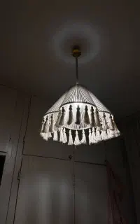 لوستر اتاق خواب مکرومه