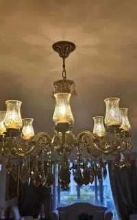 فروش لوستر برنزی