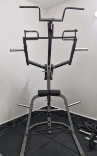 دستگاه چندکاره با دمبل و وزنه و گرانول و هالتر نو