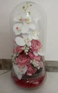 باکس گل شیشه ای