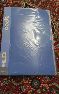 پوشه دو گیره پاپکو و کاغذ آ۵