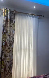 دو عدد پرده اتاق خواب