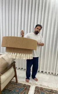 لوستر حصیری رافیا
