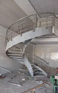 نصب نرده. استیل وحفاظ استیل