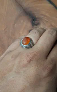 انگشتر نقره عقیق  قدیمی