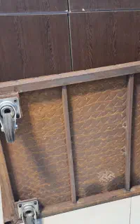 گاری صنعتی چهارچرخ سنگین حمل بار