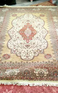 فرش ۶متری  فرش شگی و  پرده دراپه