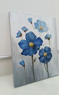تابلو ۵۰×۴۰ کار دست خودم استفاده از رنگ روغن