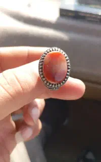 انگشتر عقیق سرخ یمنی