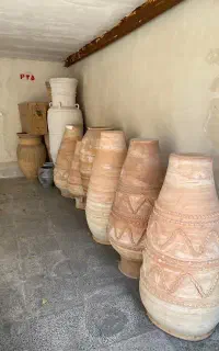 ۹ عددگلدان سفالی سایز بزرگ