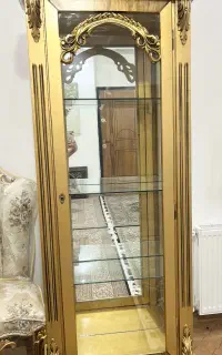 بوفه چوبی طلایی