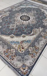 فرش طوسی.دودی.نقره.تمام نخ اقساطی بدون پیش