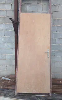 درب اتاق خواب چوبی همراه چهار چوب