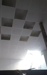 نصب سقف کاذب شبکه پی وی سی وگچی