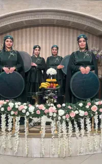 دف دفنوازی مولودی عروسی مذهبی مداح خانم دیجی خانم