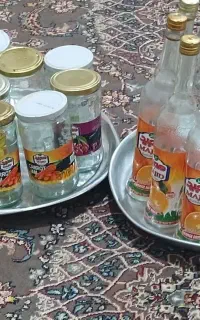 شیشه جا مربا و شربت