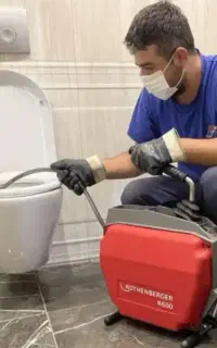 لوله بازکنی(عسکری)کل اهواز/گرفتگی فاضلاب با فنر