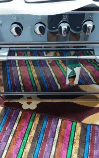 اجاق گاز طرح فرسیگال نو تو کارتن تایمردار نقره ای