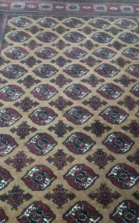 فرش ترکمنی ۴×۳ در گنبد