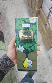 شامپو رنگ بابل موس رفع سفیدی مو سر اصل اصل