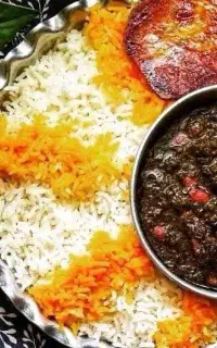 پلو خورشت قیمه و قورمه سبزی