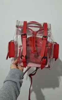 کوله پشتی شفاف دخترونه