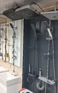 علم دوش رسوب گیر دو کاره تک کاره گارانتی دار