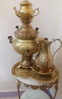 ست کامل سماور برنزی