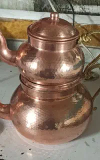 کتری قوری مسی