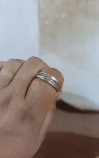حلقه نقره مردانه