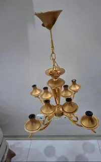 لوستر برنزی ۸ شاخه