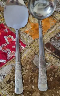 ملاقه وکفگیر قدیمی ۵ دست