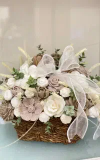 باکس شمع گل