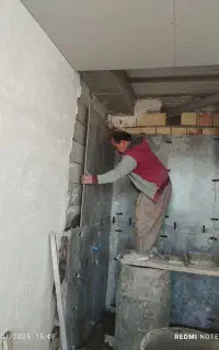 کاشی کاری سرامیک کاری کاشیکار لکه گیری سنگ پله